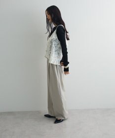 Green Parks レースフリルキャミビスチェ