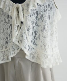 Green Parks レースフリルキャミビスチェ