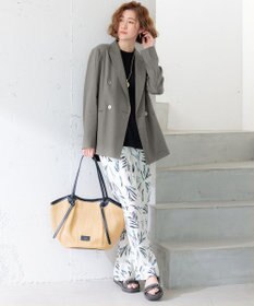 23区 【CLASSY.6月号掲載】雑材ミドル トートバッグ