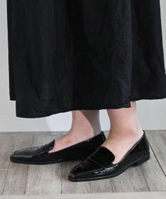 APOM 日本製 晴雨兼用スクエアトゥコインローファー15＜CRAHUG限定＞