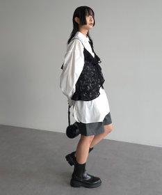 Green Parks レースフリルキャミビスチェ