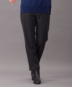 J.PRESS LADIES S 【洗える】30/2 TR ドビー ガンクラブ テーパード パンツ