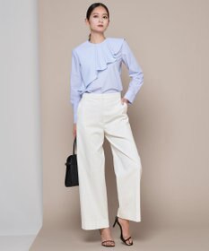 ICB L 【UVカット・吸水速乾・接触冷感・洗える】シェルタリングドライオックス ワイドパンツ