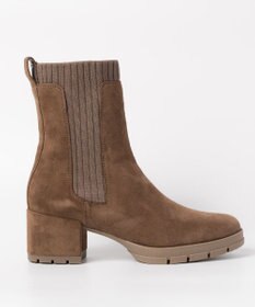 BONTRE 【UNISA/ウニサ】サイドリブニットショートブーツ