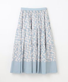 GRACE CONTINENTAL リボンプリントスカート