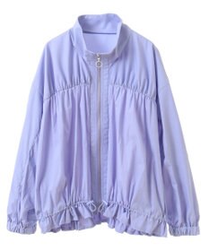 Green Parks ギャザーナイロンブルゾン