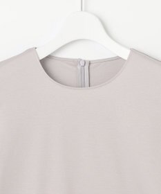 自由区 L スムースコンビ ボリューム袖カットソー