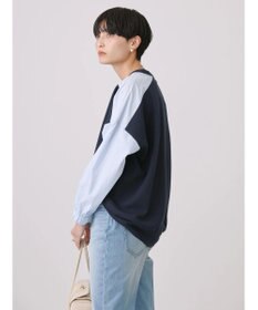 AMERICAN HOLIC イージーケア異素材ポンチプルオーバー