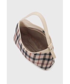 DAKS 【軽量】ポリエステル ハウスチェック ホーボーショルダーバッグ
