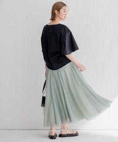 23区 【WEB限定/洗える】エアリーチュール スカート