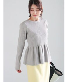 Te chichi 前後2WAYペプラムカーディガン