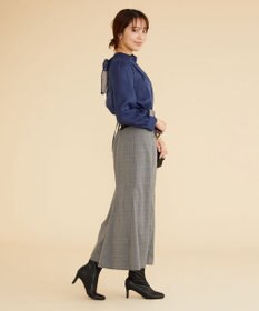 Feroux 【古畑星夏さん着用】バックリボンオーガンジー ブラウス