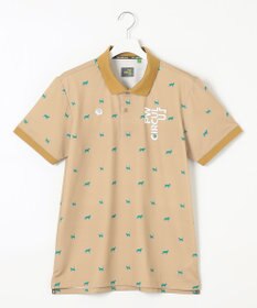 PW CIRCULUS 【MEN】【ストレッチ】アニマルプリント カノコ ポロシャツ