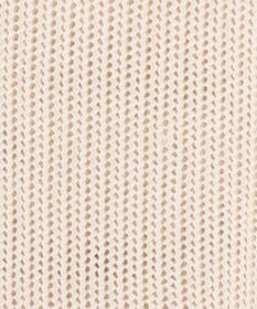 UNFILO L メッシュ クロップドニット