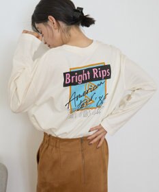 AMERICAN HOLIC Bright RipsロングTシャツ