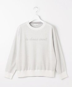 自由区 L グラフィックジャカード ニット