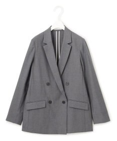 ICB 【接触冷感・UVケア・撥水・洗える】LooseWeave ダブルブレストジャケット