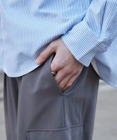 WEGO 【ウエストゴム/MLサイズ展開】イージーワイドカーゴスラックス