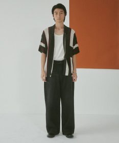 WEGO メッシュストライプニットカーディガン（SS）