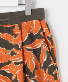 自由区 シアーカラミプリントワイド パンツ