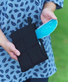 JOSEPH ABBOUD MOUNTAIN 暑さに徹底抗戦【首元に冷感ジェル】フリーズパックポロ 無地タイプ