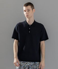 JOSEPH HOMME 【洗える】ジオメトリックボーダー　ポロニット