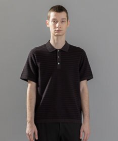 JOSEPH HOMME 【洗える】ジオメトリックボーダー　ポロニット
