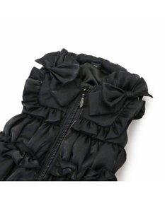 PET PARADISE cherircouture リボン ギャザーベスト 《ブラック》 小型犬