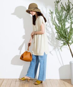 Tiaclasse ナチュラルな風合いのアンダリミックスクロシェハット