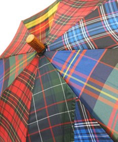 +RING 【限定/日本製】 UNISEX プラスリング 長傘60cm SR434 CHK