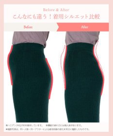 Wing ガードル 【ハミデンヌ】 ウエストのハミ肉すっきりカバー ロング丈 KQ2785 ウイング／ワコール