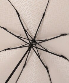 MOONBAT FURLA 折りたたみ傘 モノグラムジャガード UV 8本骨 日本製