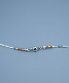 monshiro シルバーグラスネックレス(ススキネックレス)