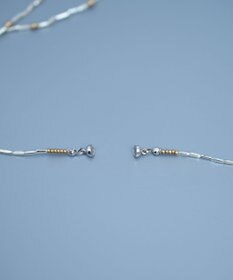 monshiro シルバーグラスネックレス(ススキネックレス)