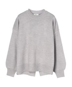 earth music&ecology アンチピリングバックスリットプルオーバー