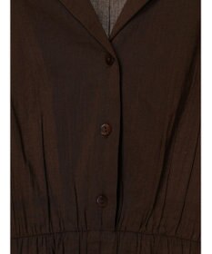 CRAFT STANDARD BOUTIQUE インド綿オープンカラーワンピース
