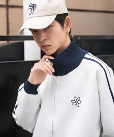 WEGO 【ユニセックス着用ITEM】ライントラックニットジャケット