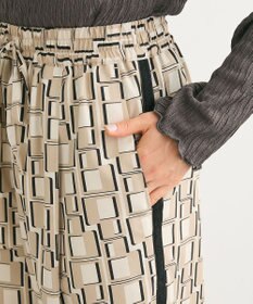 Green Parks アソート柄サイドラインパンツ