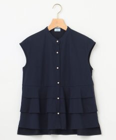 組曲 【WEB限定】プレーティング天竺ティアード カットソー