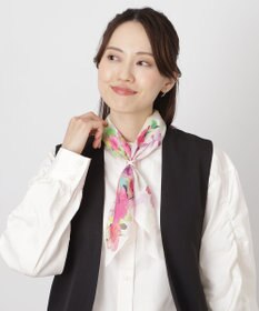 MOONBAT Luna Luce(ルナルーチェ)スカーフリング パール調 Cross Ring お手持ちのスカーフを通すだけ ギフト