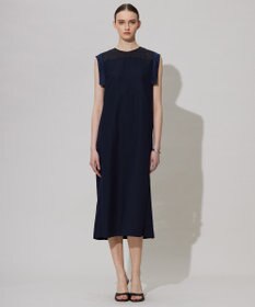 ICB L 【UVケア・接触冷感・速乾・洗える】 FluidBackSatin デザインワンピース