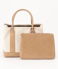 UNBILLION cachecache パーテーションキャンバストートバッグ