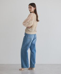 YECCA VECCA 【archive】テープヤーン袖レースプルオーバー