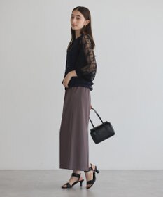 YECCA VECCA 【archive】テープヤーン袖レースプルオーバー