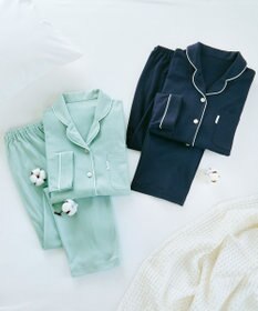 ワコール／睡眠科学 【パジャマ】　長袖・長ズボン　希少な超長綿「天綿」パジャマ　睡眠科学／ワコール　YDX521