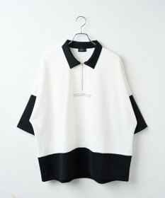 WEGO ドルマンポンチハーフジップT（S）