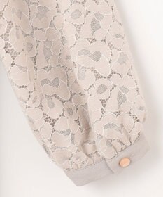 自由区 S 【洗える】レースコンビジョーゼット ワンピース