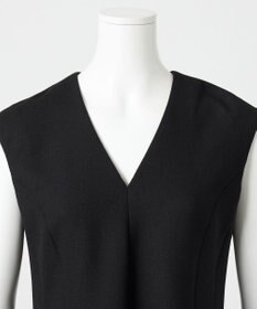 23区 S 【エステータ】ウールダブルジョーゼット ドレス