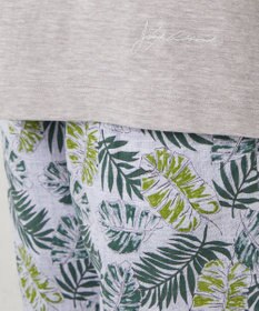 JOSEPH ABBOUD MOUNTAIN 【SPACE／UNISEX】リーフプリント イージーショートパンツ