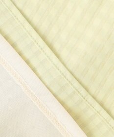 J.PRESS LADIES 【洗える】コットンブレンドチェック バンドカラー カットソー